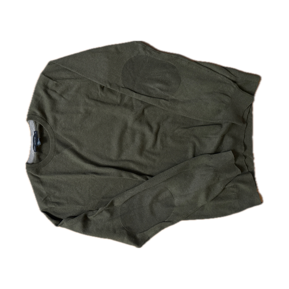 French Connection Olive Green Long Sleeve Sweater - Size M